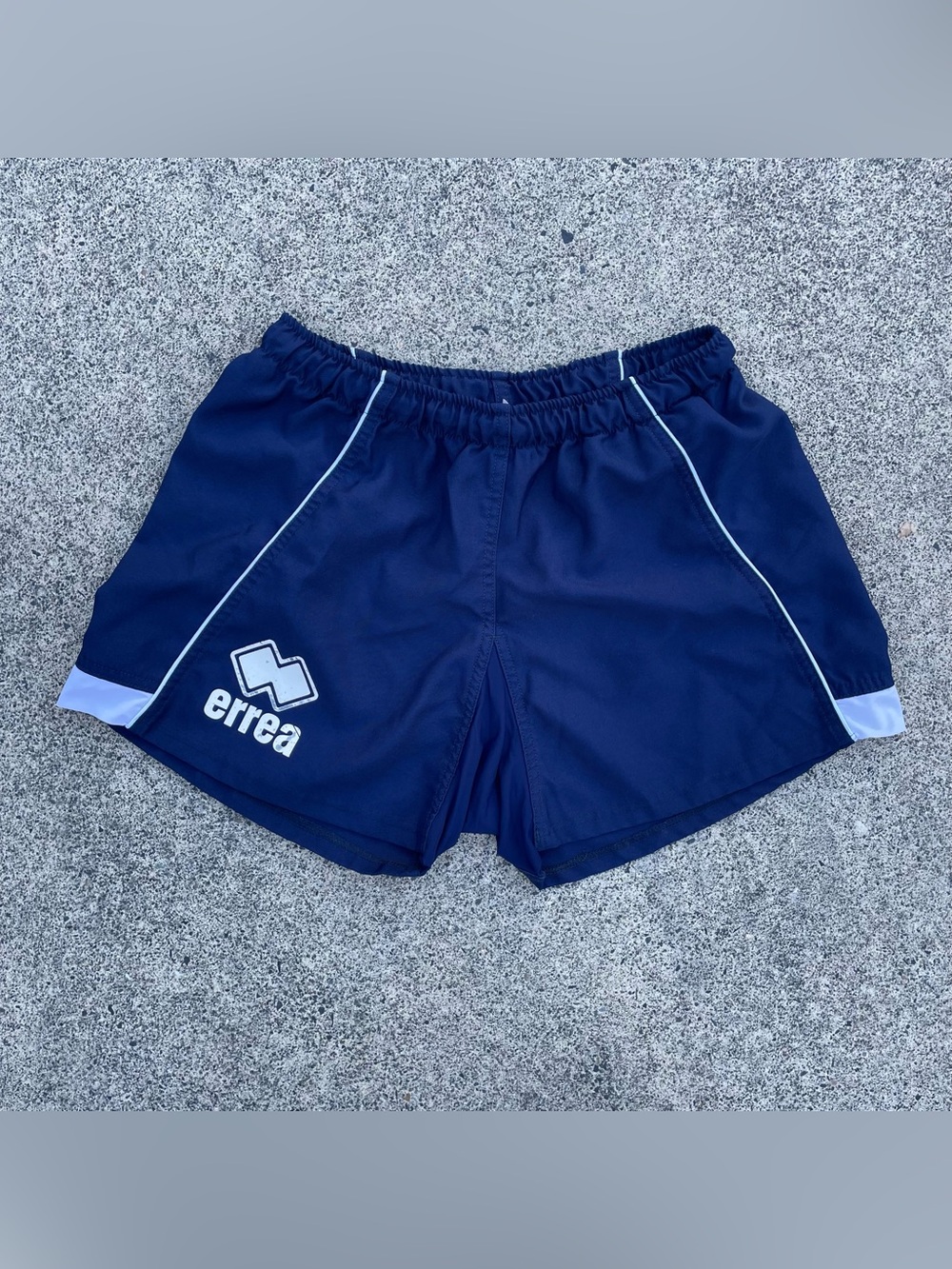 Vintage navy blue errea athletic shorts